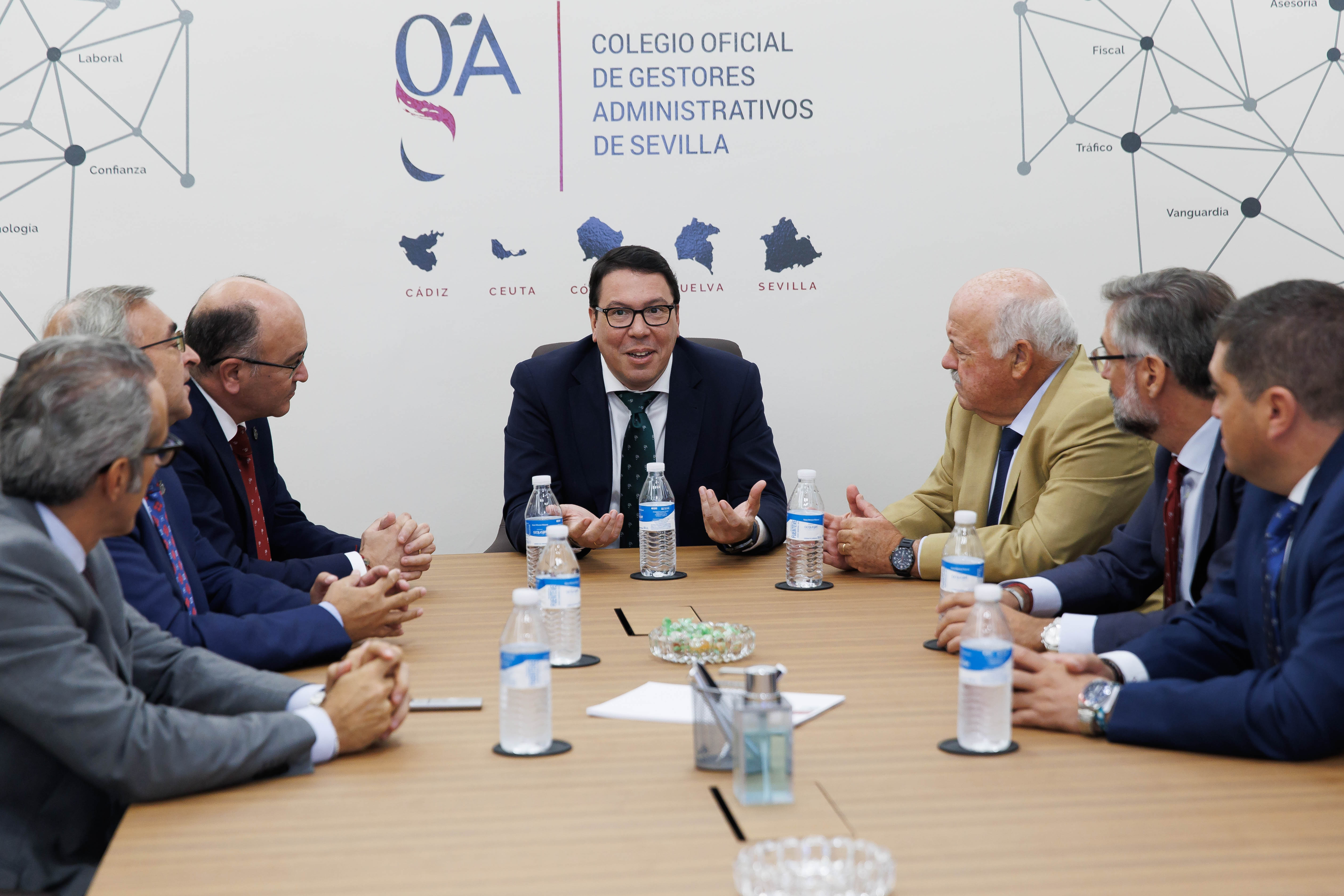 Visita del Presidente del Parlamento de Andalucía